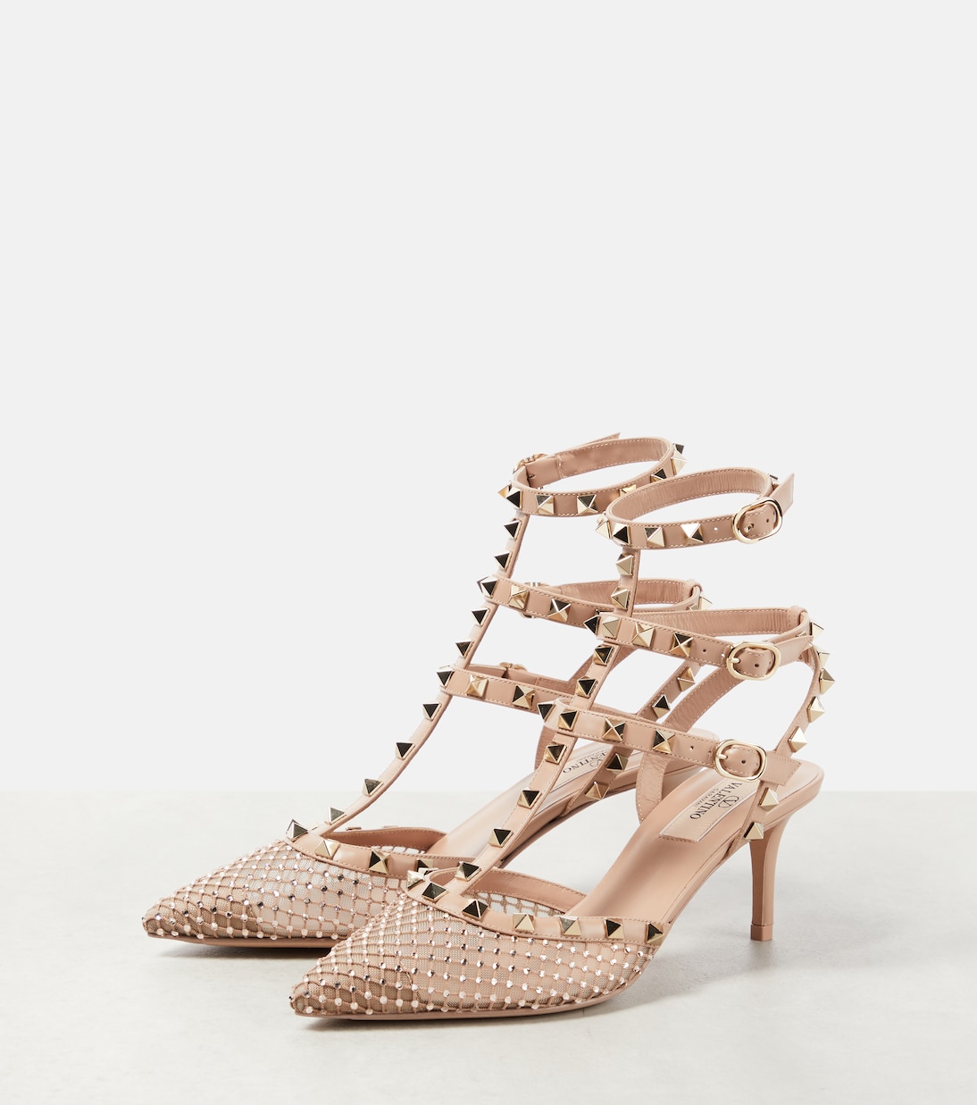 Verzierte Pumps Rockstud 65 aus Leder | Valentino Garavani