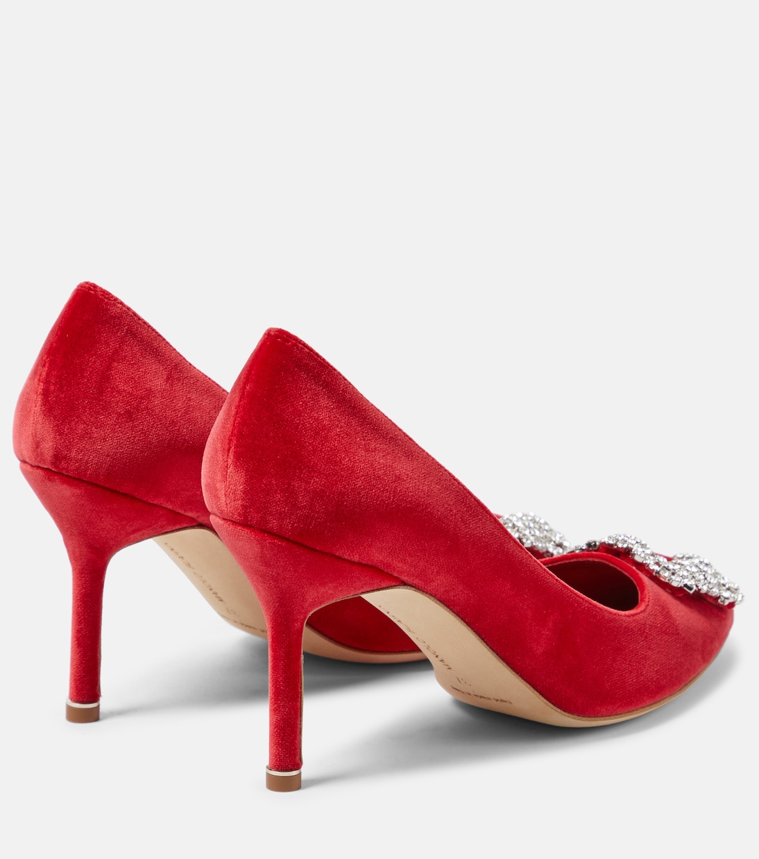 Pumps Hangisi in velluto | Manolo Blahnik