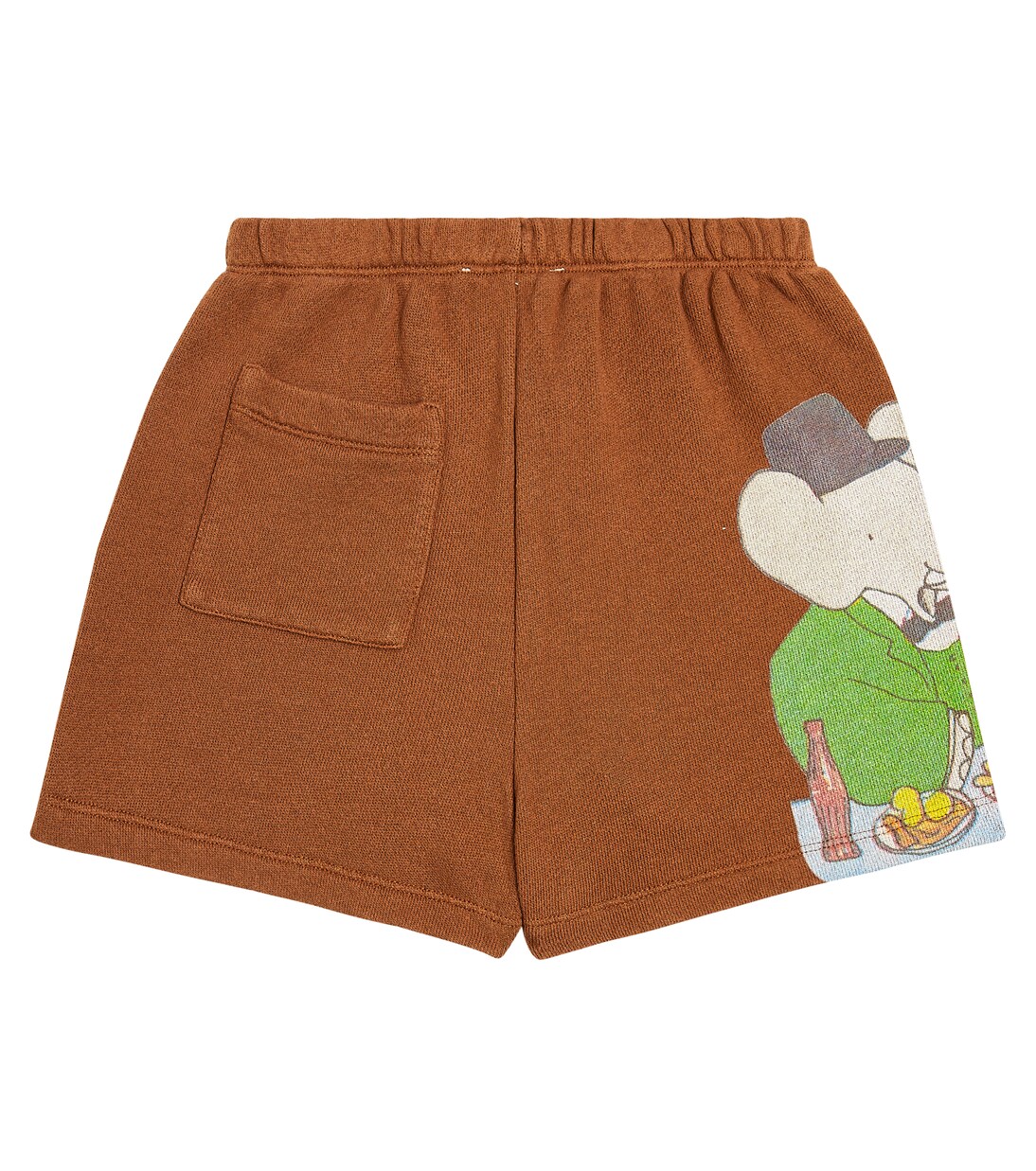 Clam printed cotton shorts | The Animals Observatory