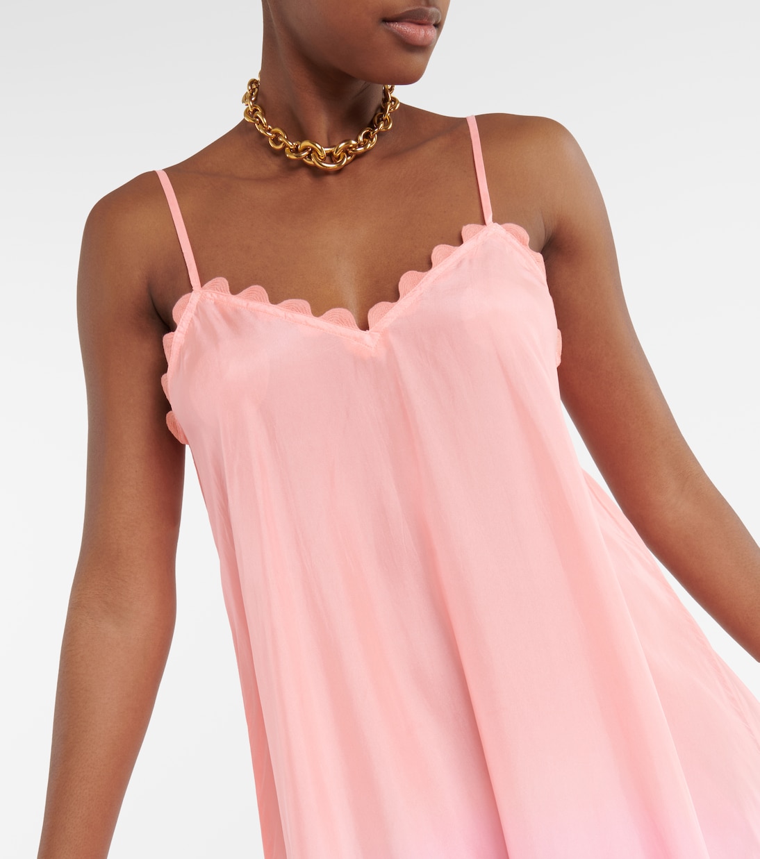 Bedrucktes Midikleid aus Seide | Juliet Dunn