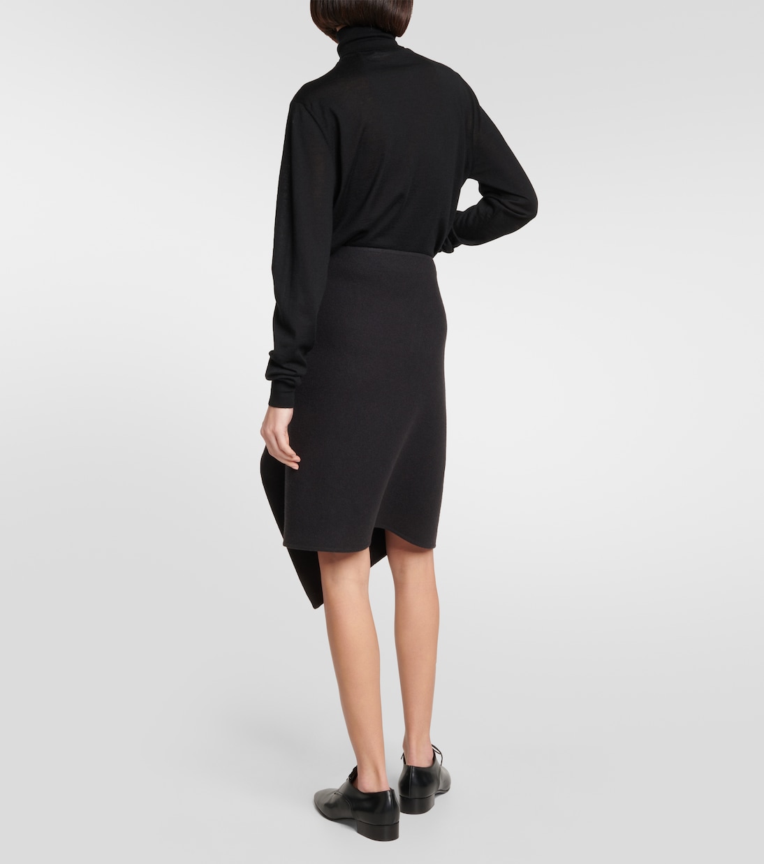 Jupe midi Bartellina en cachemire | The Row