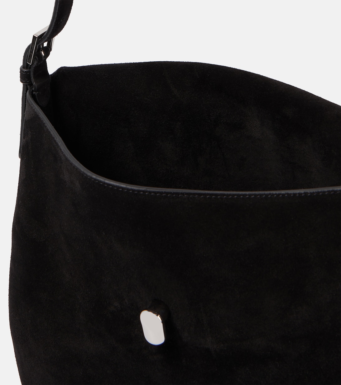 Borsa a spalla Tondo Large in suede | Savette