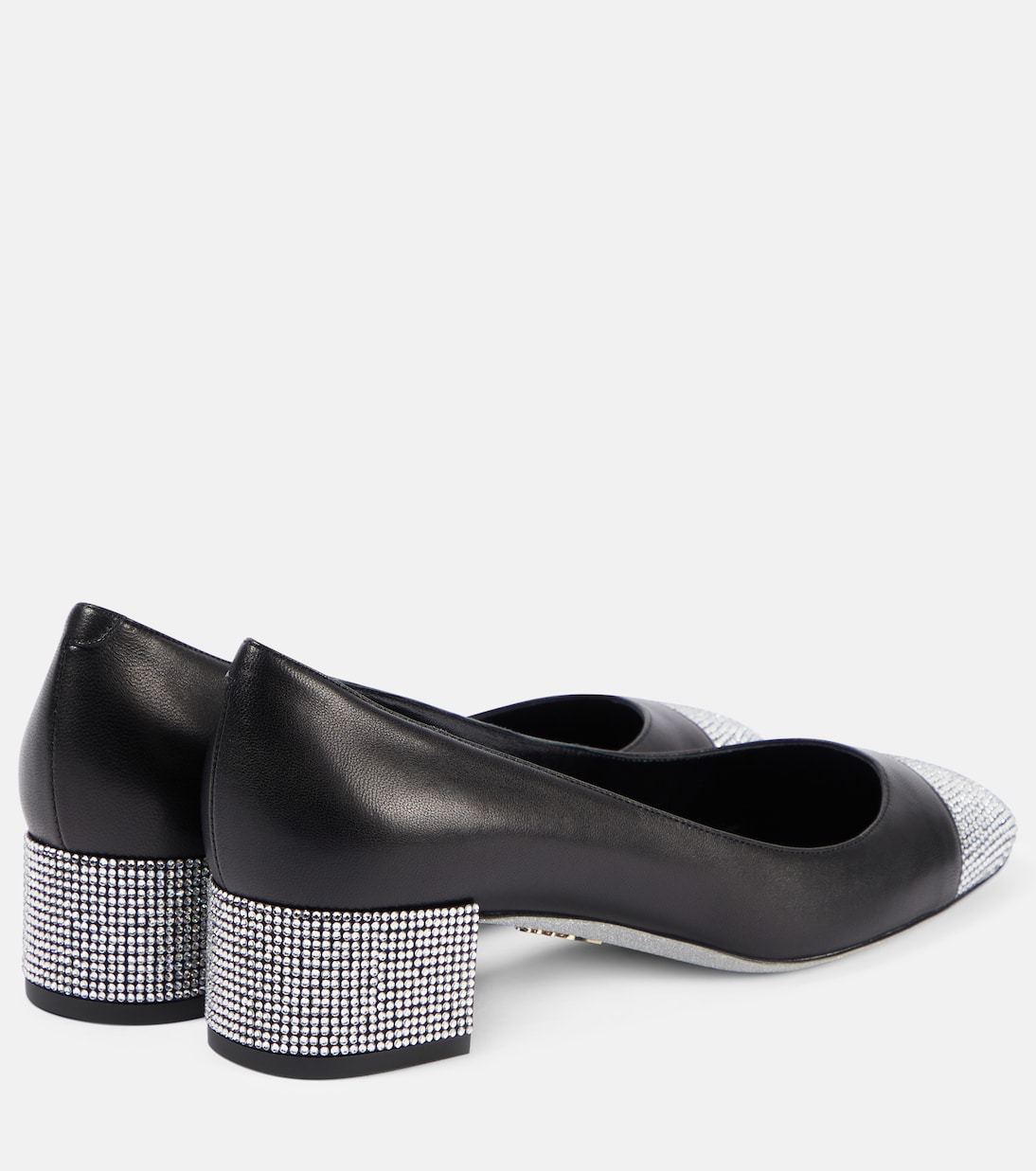 Verzierte Pumps Kristen aus Leder | Rene Caovilla