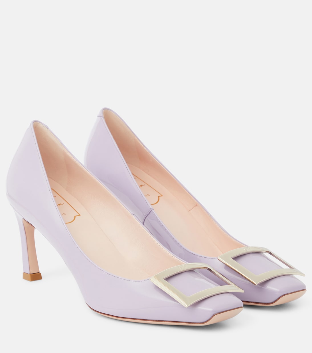 Trompette 70 patent leather pumps | Roger Vivier