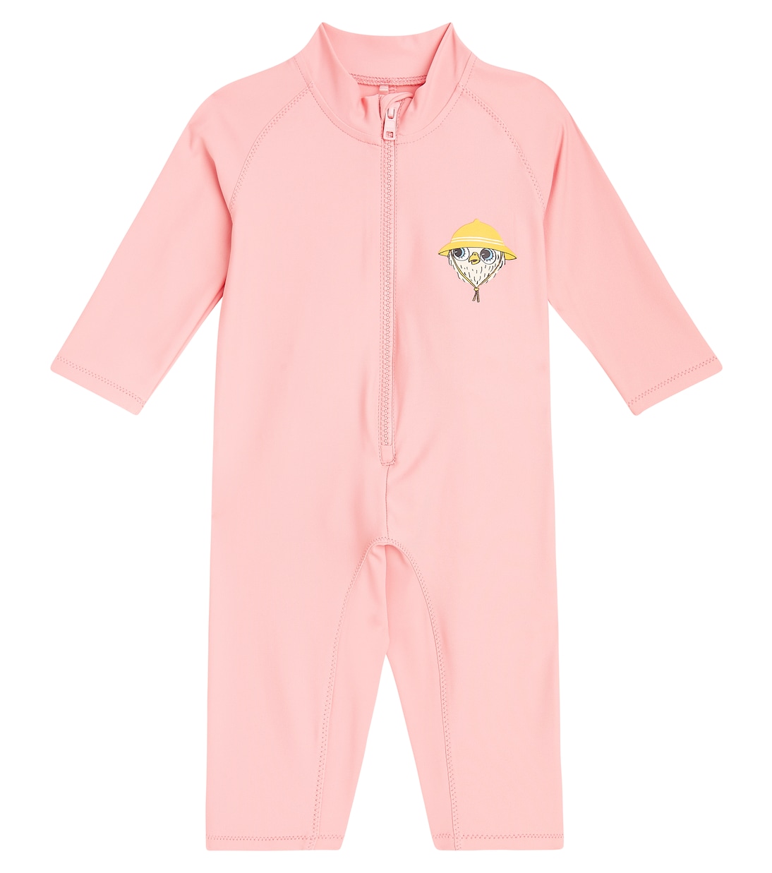 Baby - Costume da bagno anti-UV Owl con volant | Mini Rodini