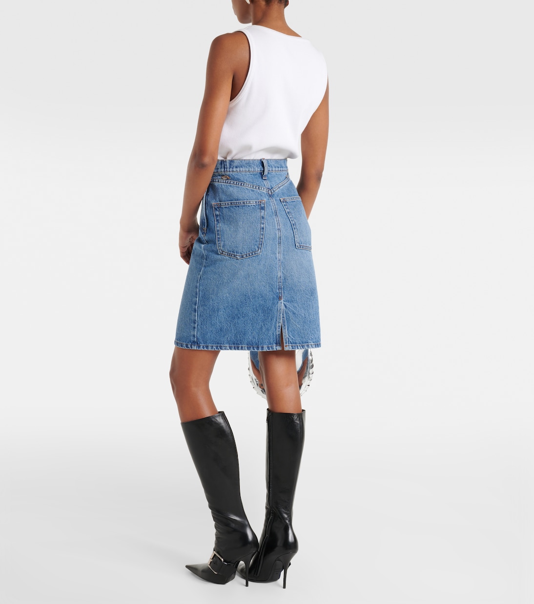 Falda tubo de denim | Coperni