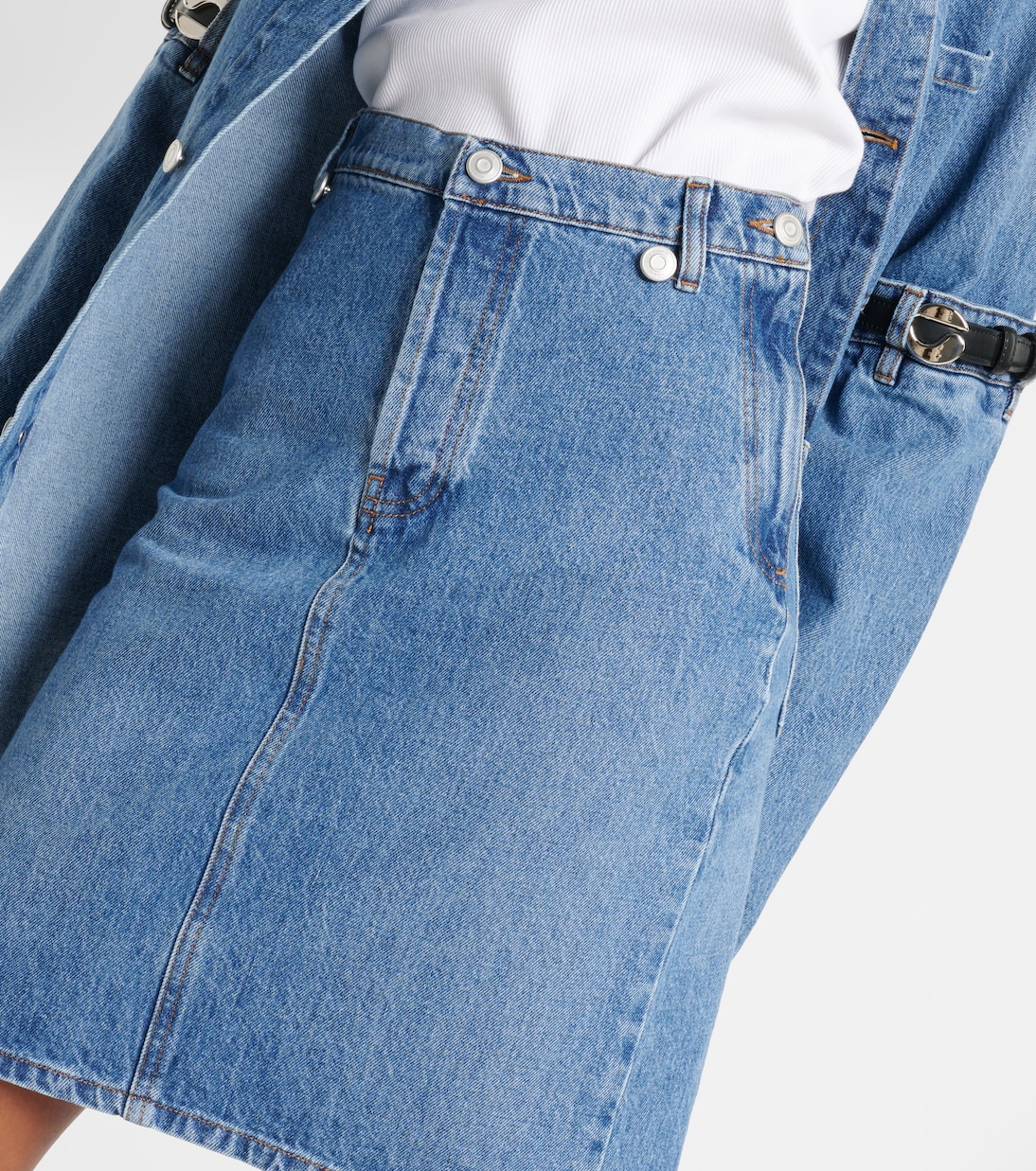 Falda tubo de denim | Coperni