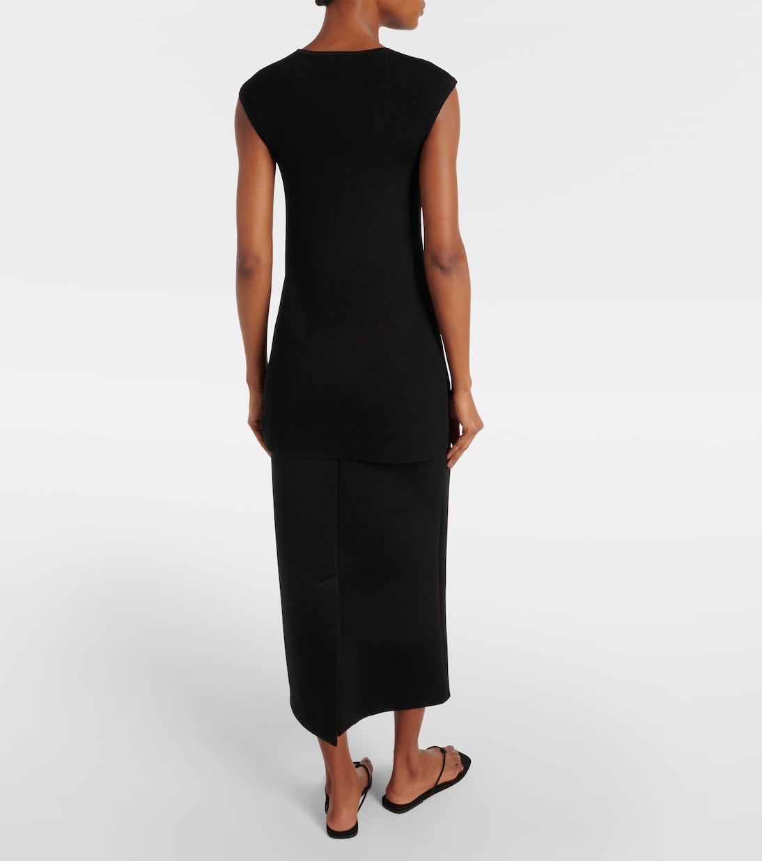 Leisure Soldino ribbed-knit top | Max Mara