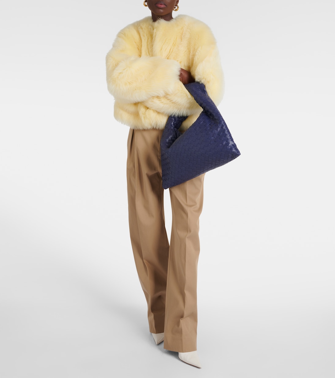 Sac Hop Medium Intrecciato en cuir | Bottega Veneta