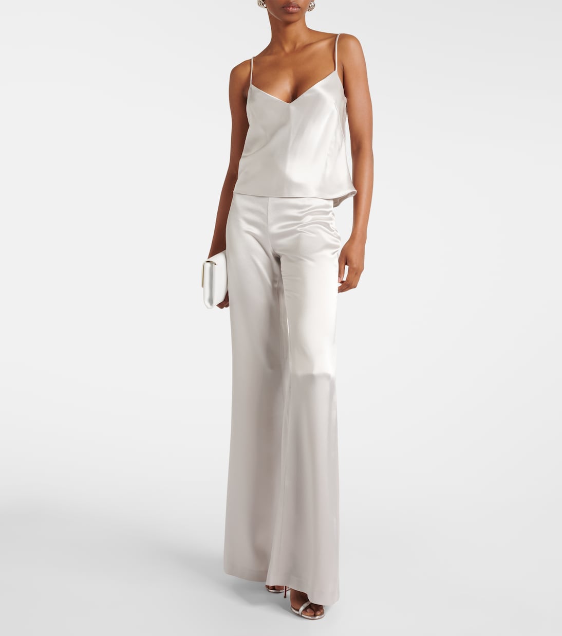 Ischia satin camisole | Galvan