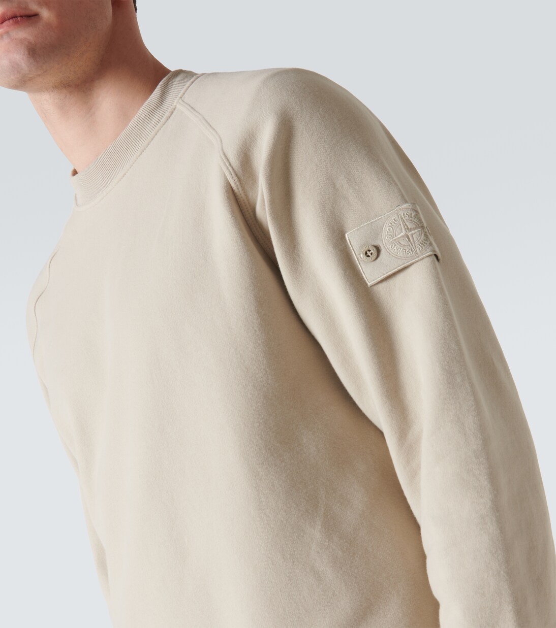 Stone island ghost sweatshirt beige hotsell