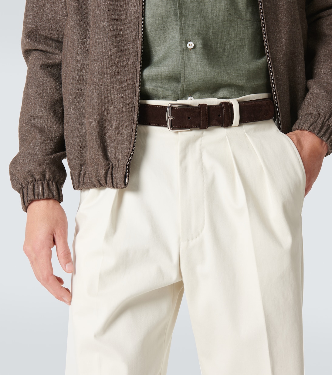Gürtel Alsavel aus Veloursleder | Loro Piana