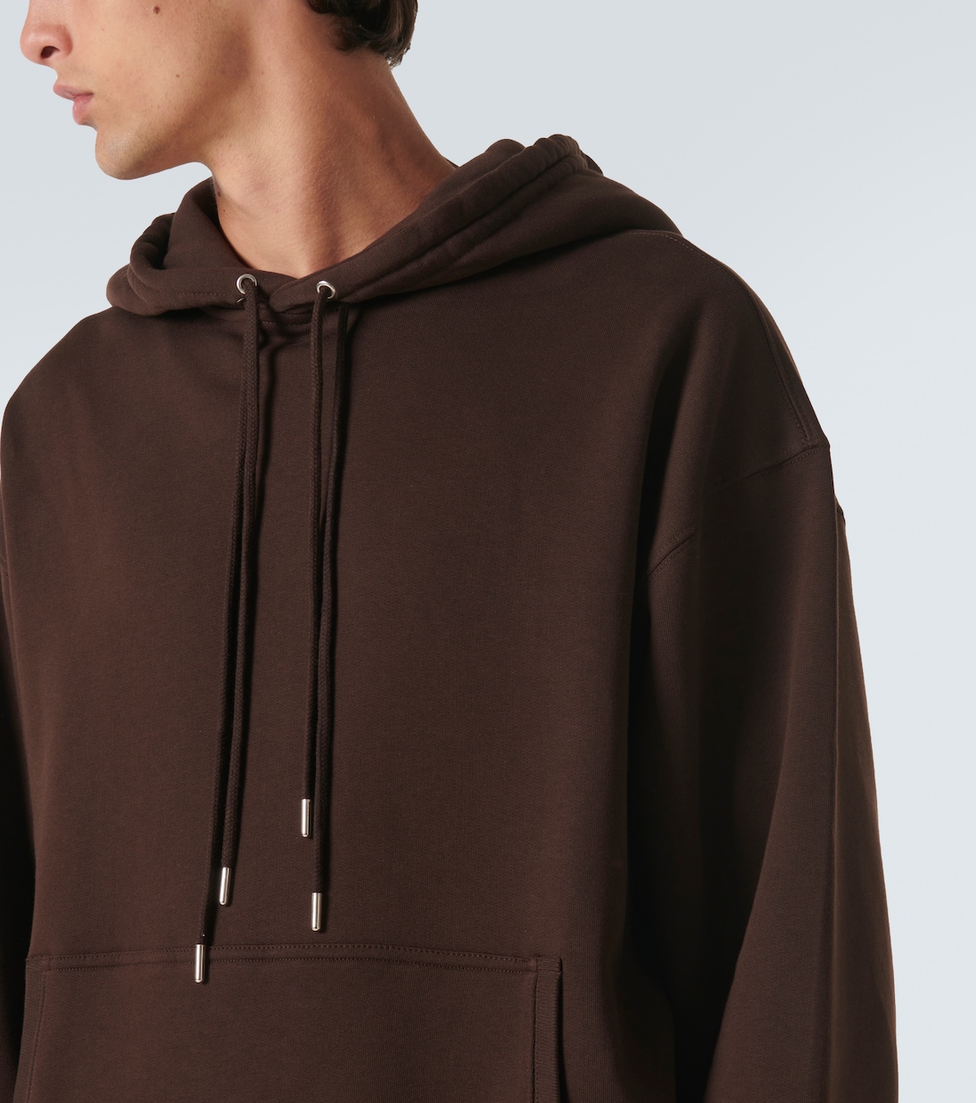 Felpa in jersey di cotone con cappuccio | Dries Van Noten