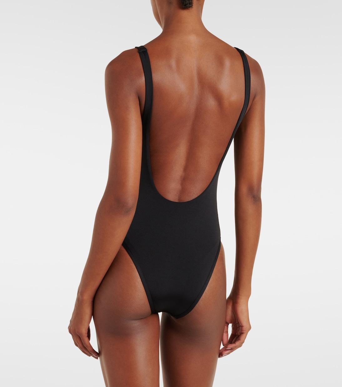 Logo embroidered swimsuit | Balmain