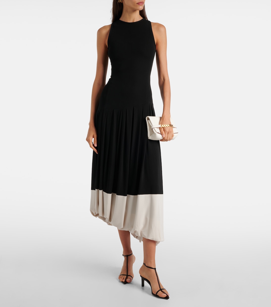 Abito midi in jersey | Victoria Beckham