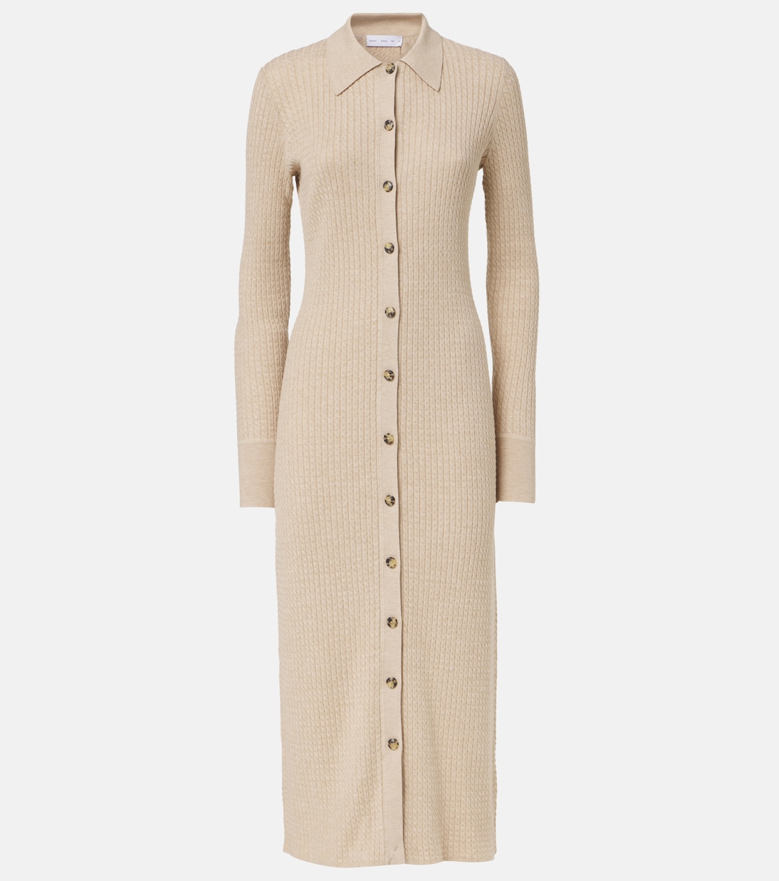 Robe midi White Label Phillips en coton mélangé | Proenza Schouler