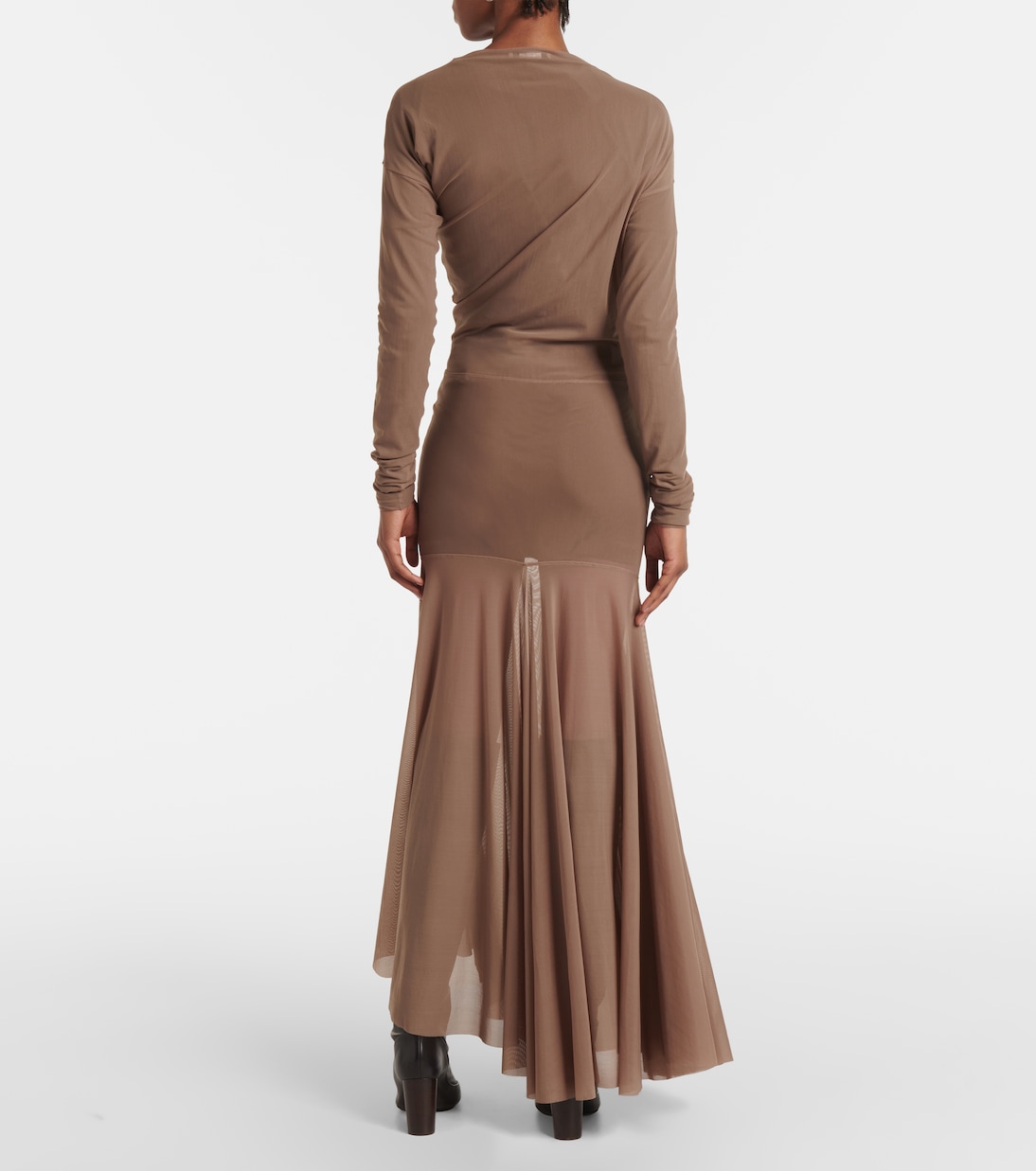 Robe longue en résille | Lemaire