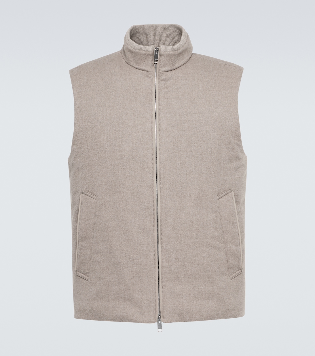 Veste doudoune sans manches en cachemire | Zegna