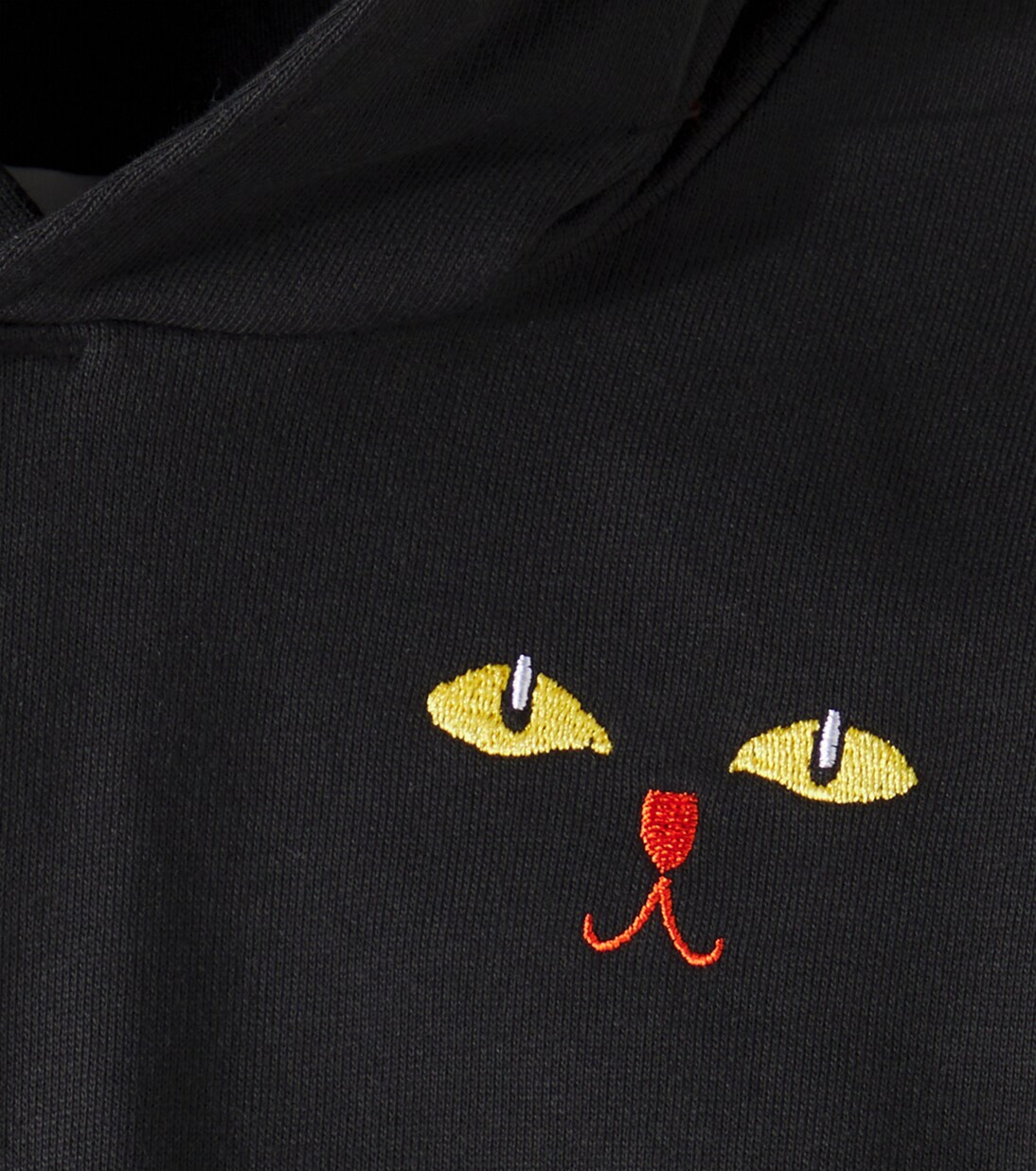 Sweat-shirt à capuche Cat Ears en coton | Mini Rodini