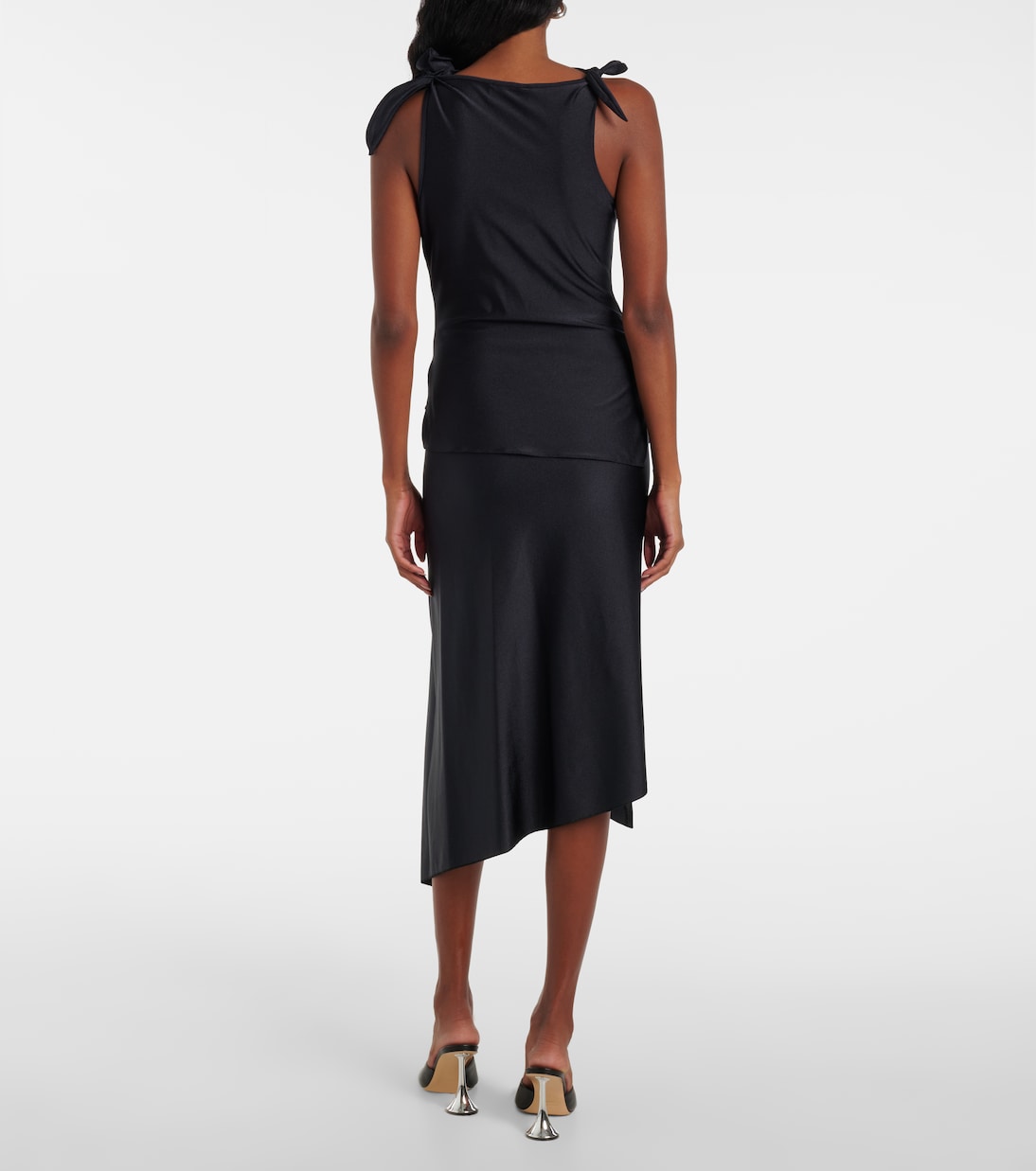 Top asymétrique à fleurs | Coperni