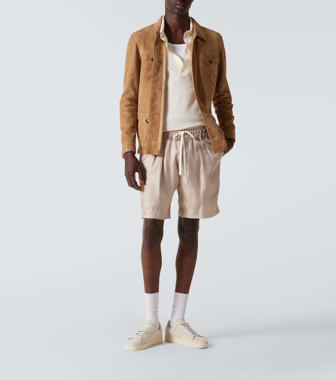 Polo in cotone e seta | Tom Ford