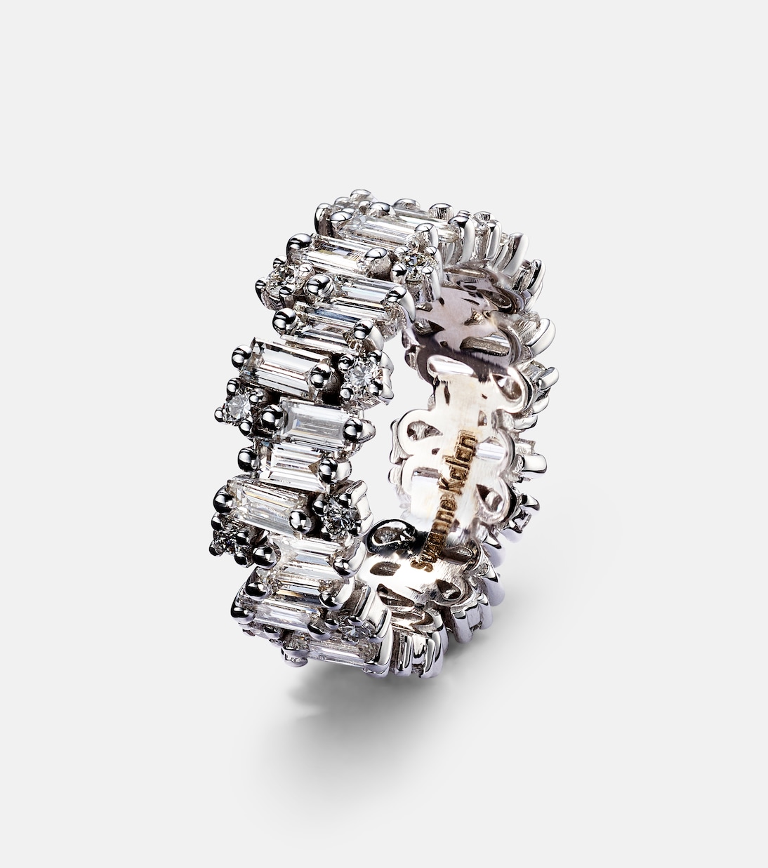 Anello Audrey Brillante in Oro Bianco 18kt di SUZANNE KALAN per Giovani Stilisti