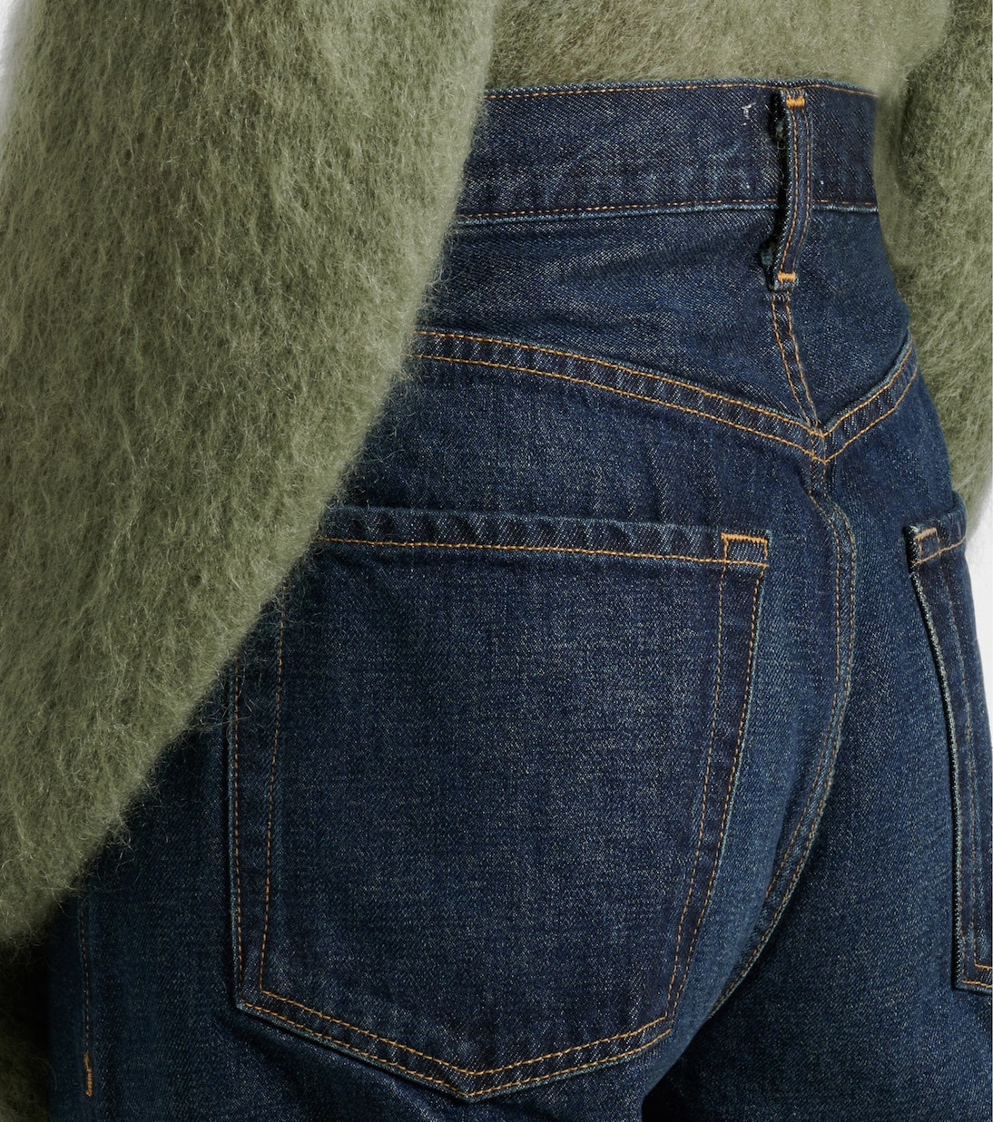 Jeans Ayla de Corte Alto y Pierna Ancha para Jóvenes Modernos