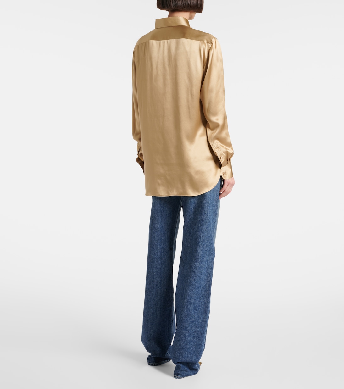 Camicia Adrien in charmeuse di seta | Ralph Lauren Collection