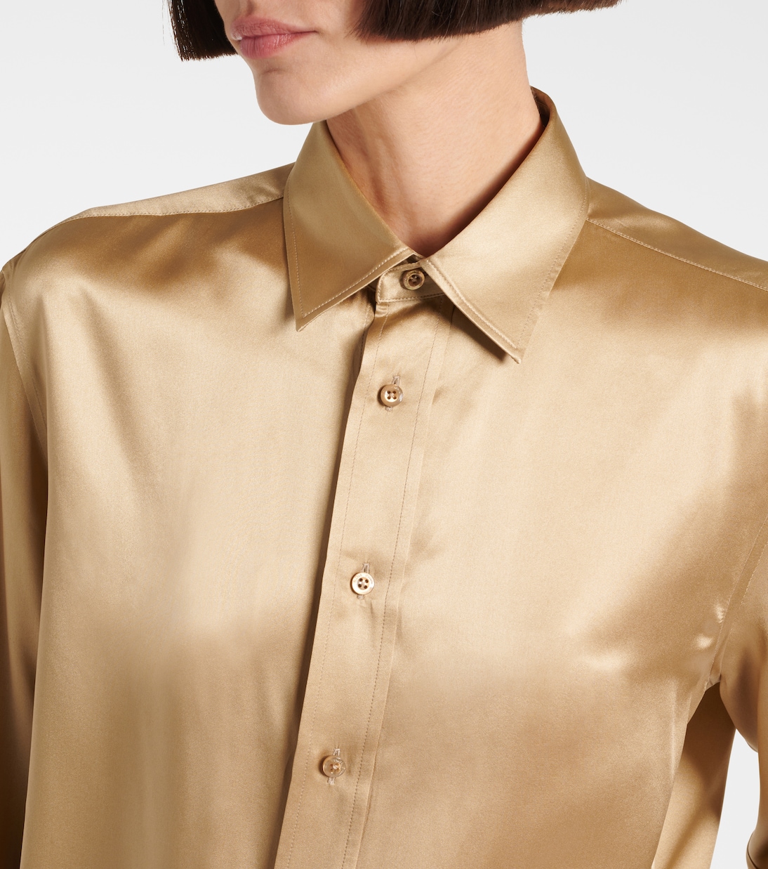 Camicia Adrien in charmeuse di seta | Ralph Lauren Collection