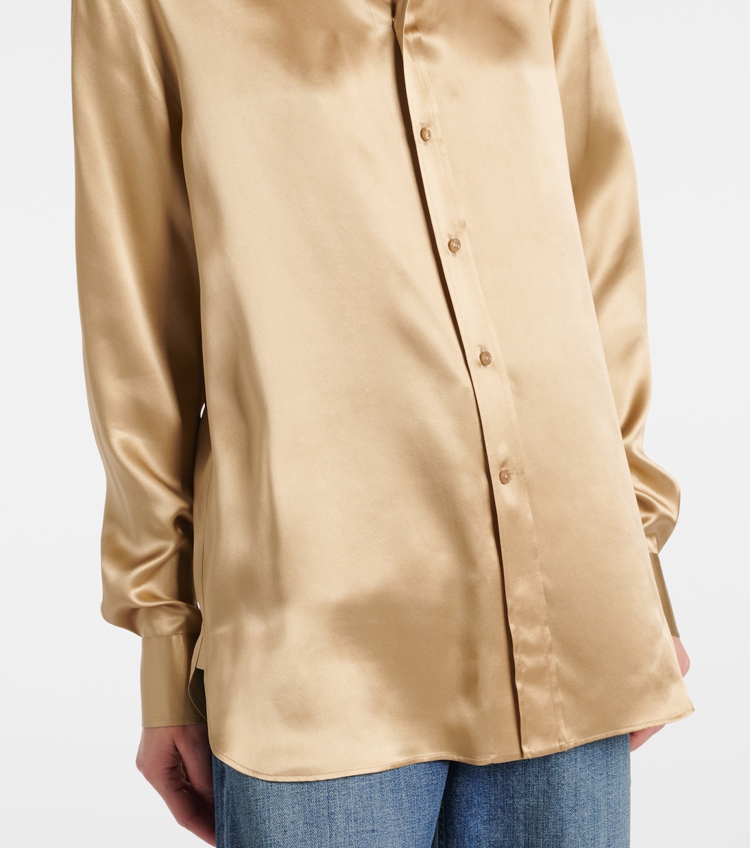 Camicia Adrien in charmeuse di seta | Ralph Lauren Collection