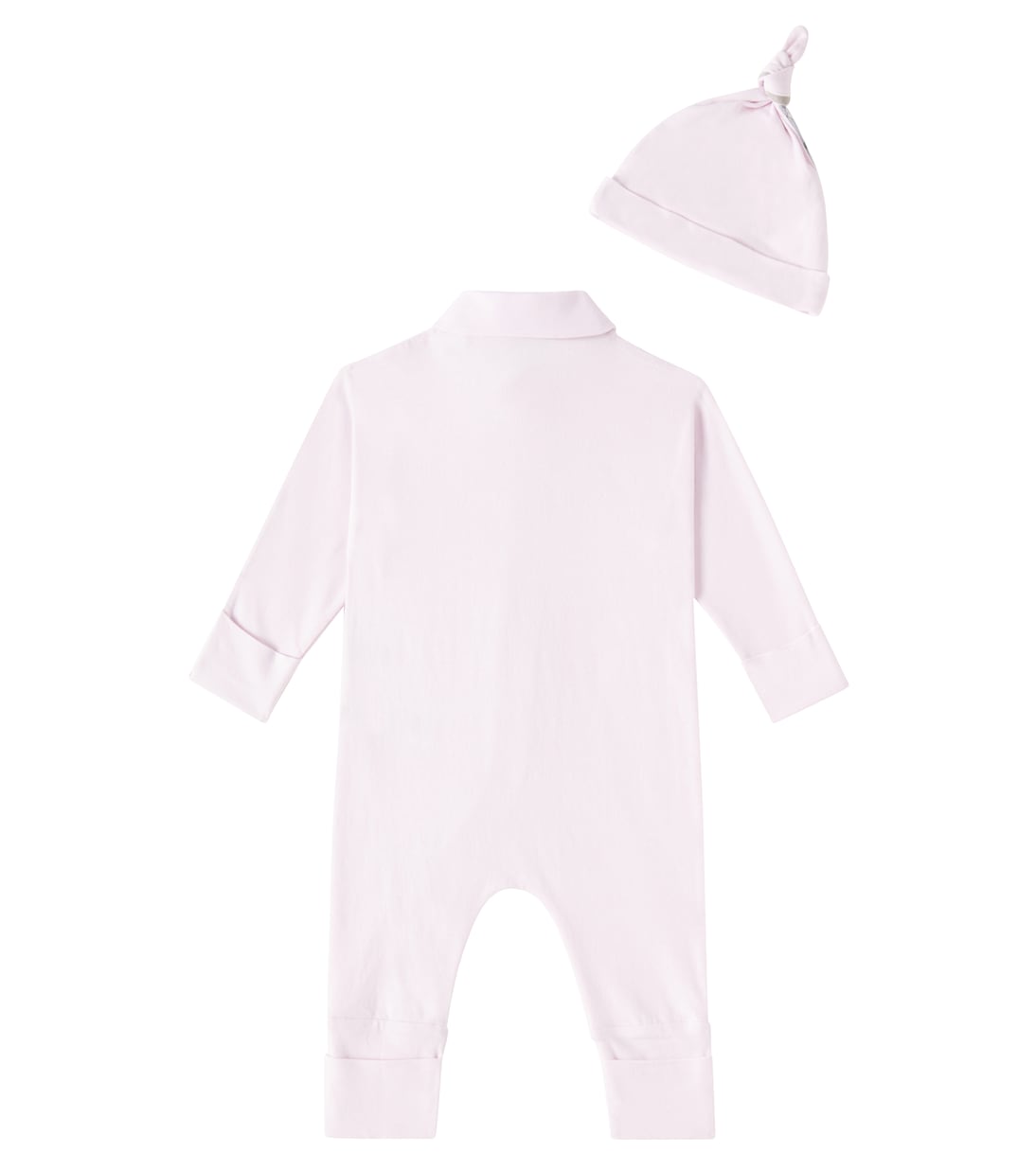 Baby cotton-blend bodysuit, bib, and beanie set | Burberry Kids