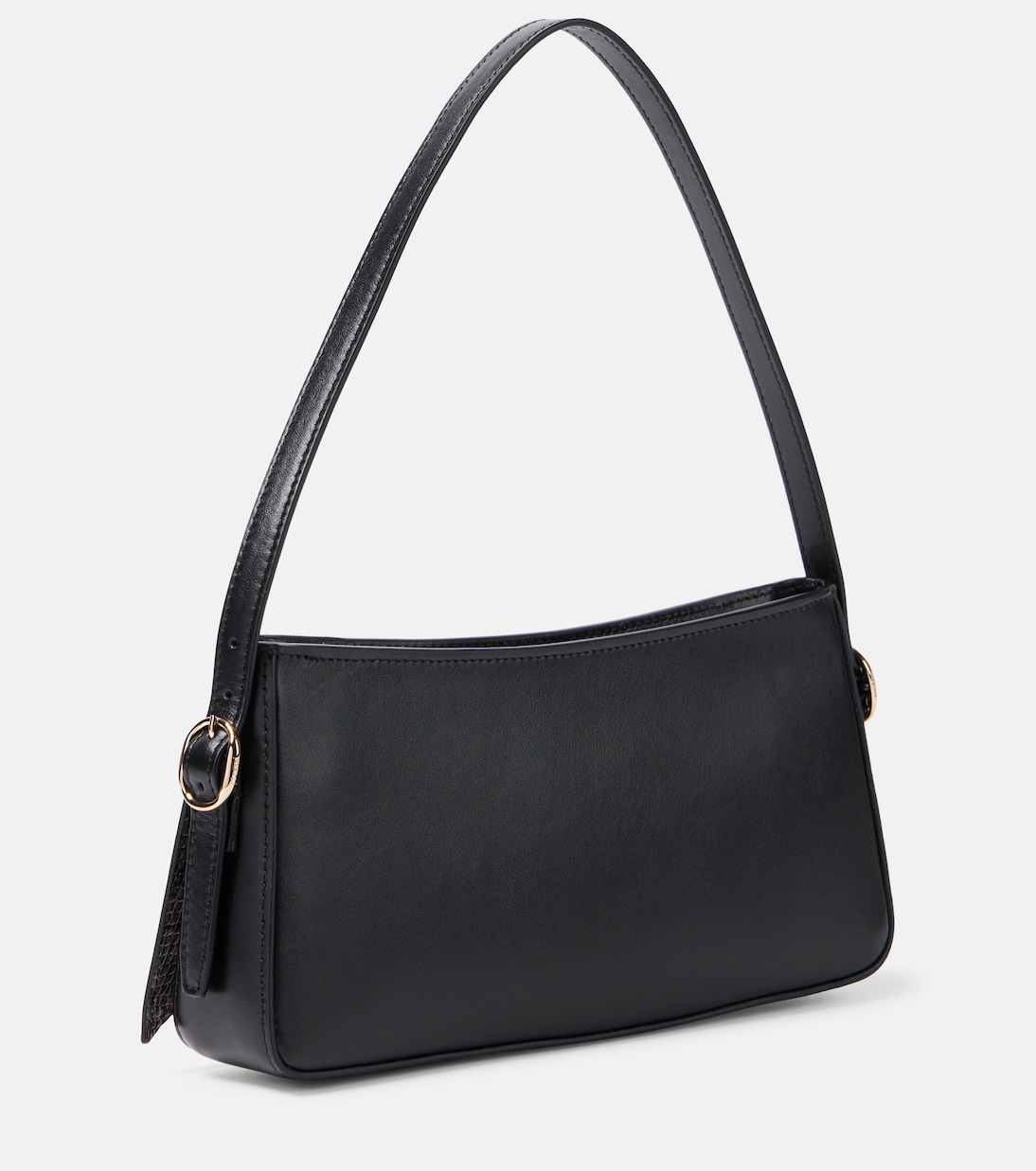 Belt snake-effect leather shoulder bag | Coperni