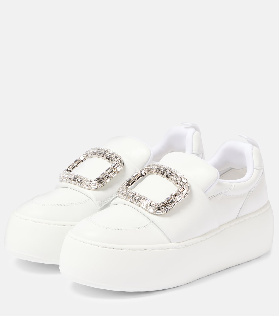 Viv' Up leather slip-on sneakers | Roger Vivier
