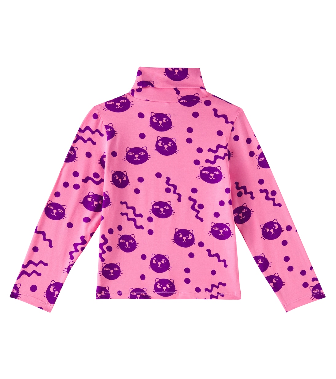 Felpa Squiggly Cats in misto cotone | Mini Rodini