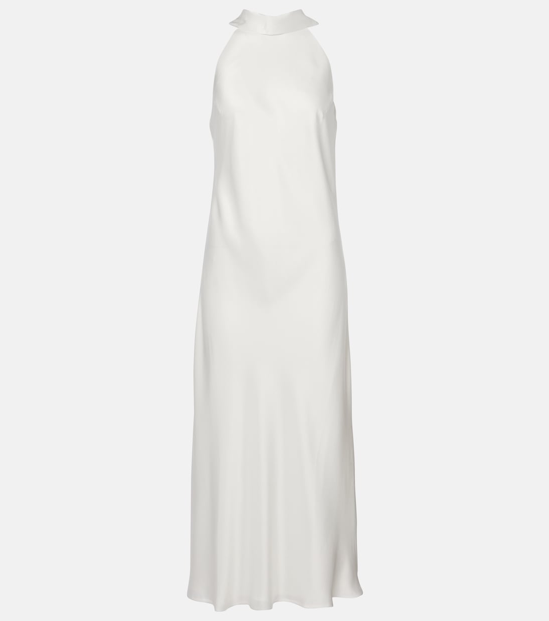 Vestido midi de novia Sienna de satén | Galvan