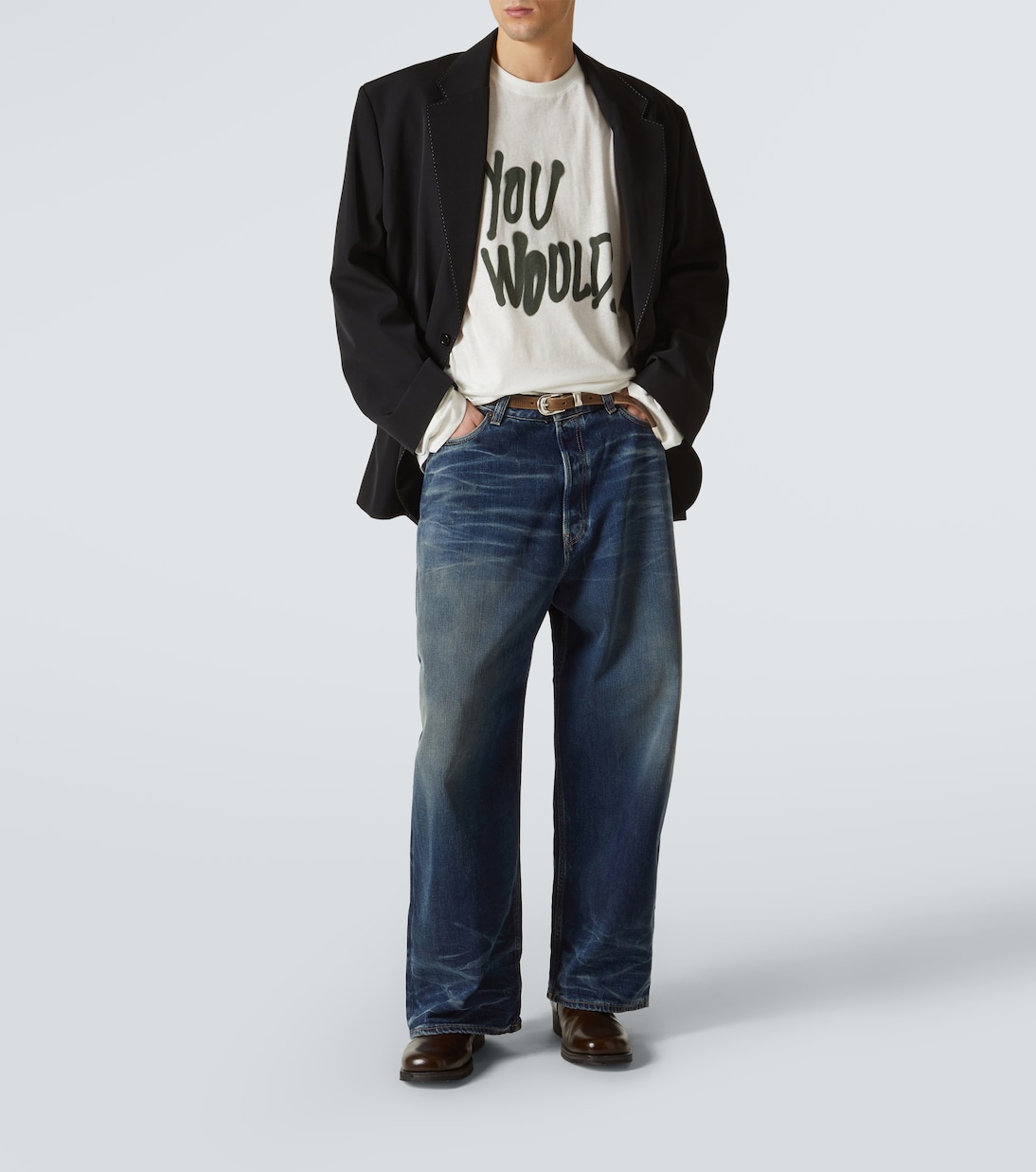T-shirt imprimé en coton | Acne Studios
