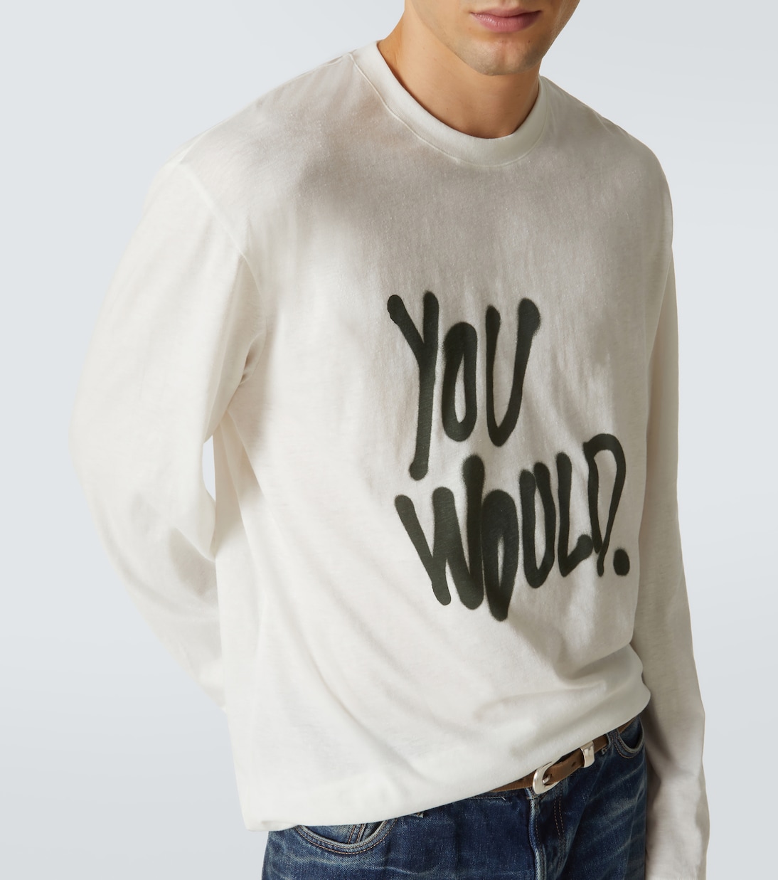 T-shirt imprimé en coton | Acne Studios