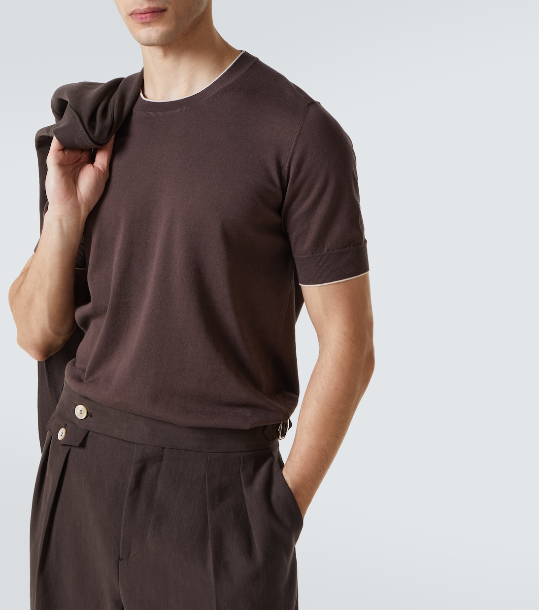 T-shirt in cotone | Brunello Cucinelli
