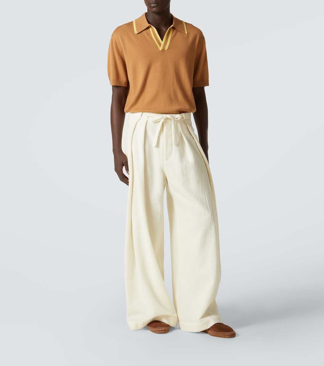 Polohemd aus Wolle | King & Tuckfield