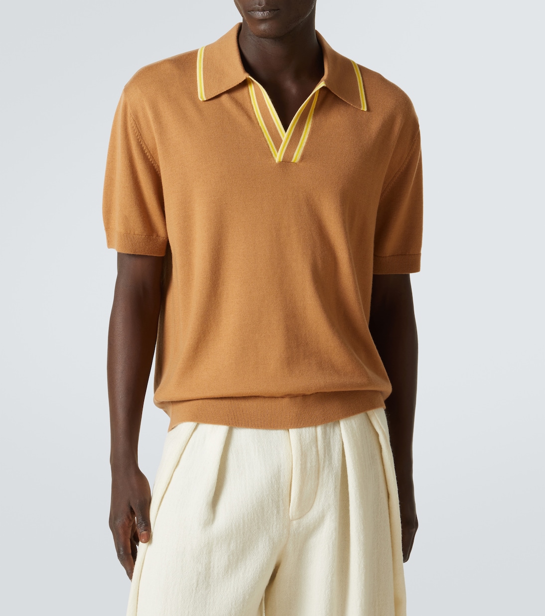 Polohemd aus Wolle | King & Tuckfield