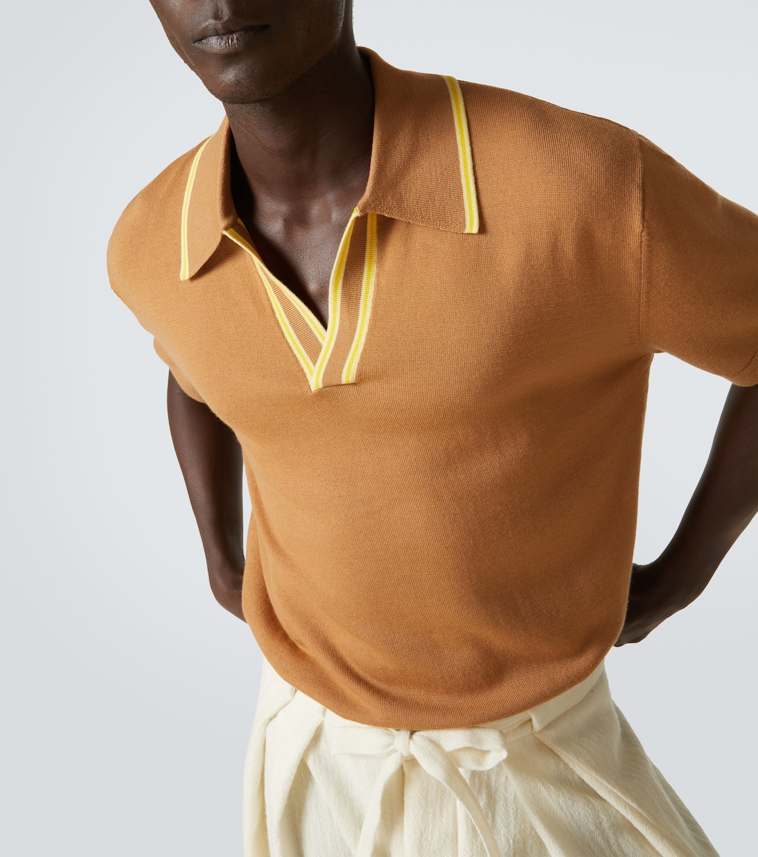 Polohemd aus Wolle | King & Tuckfield