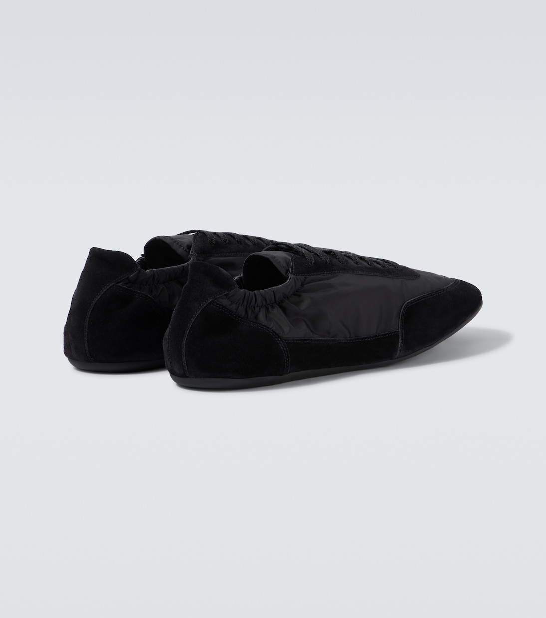 Sneakers Collapse aus Re-Nylon mit Veloursleder | Prada