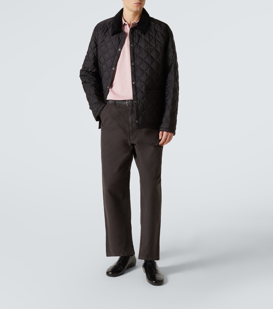 Polo de piqué de algodón | Prada