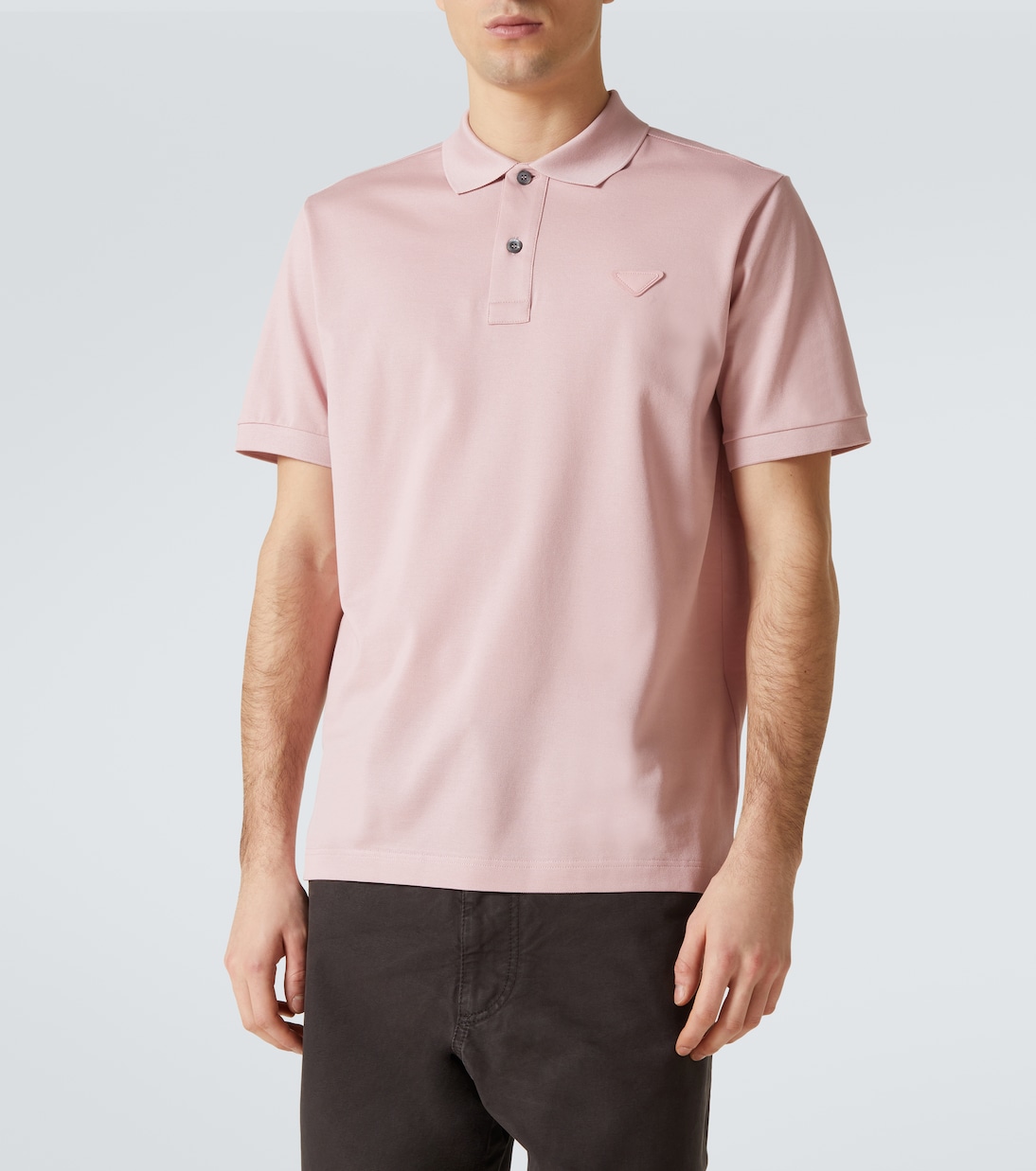 Polo de piqué de algodón | Prada