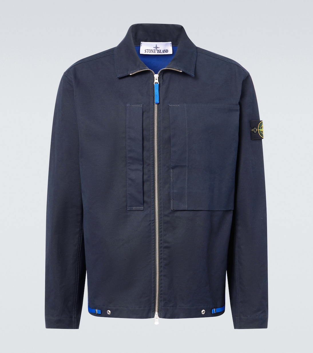 Compass cotton canvas overshirt | Stone Island