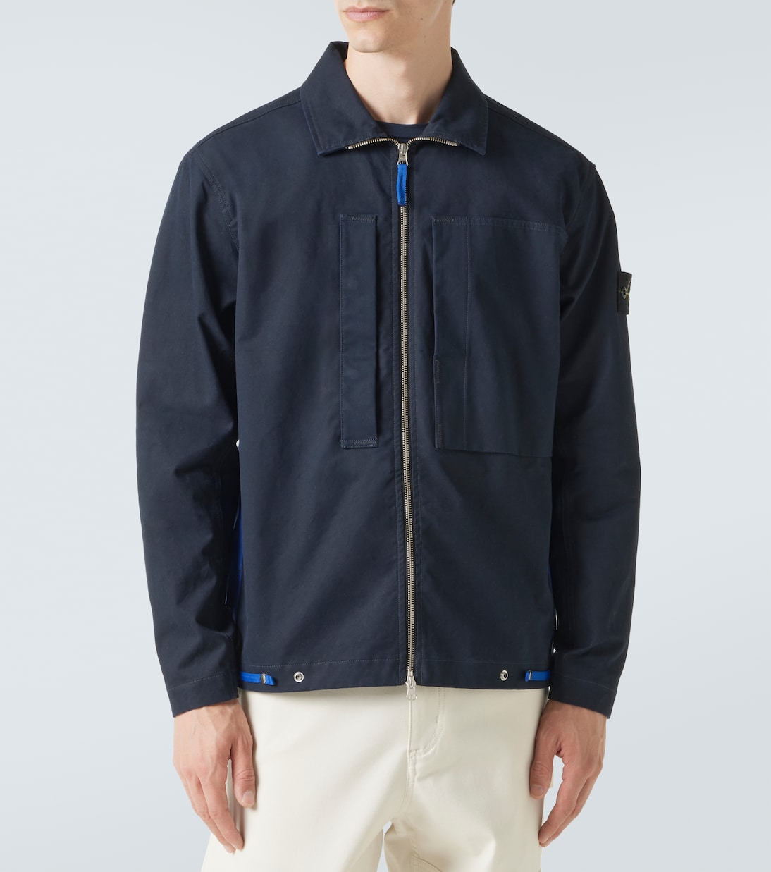 Compass cotton canvas overshirt | Stone Island