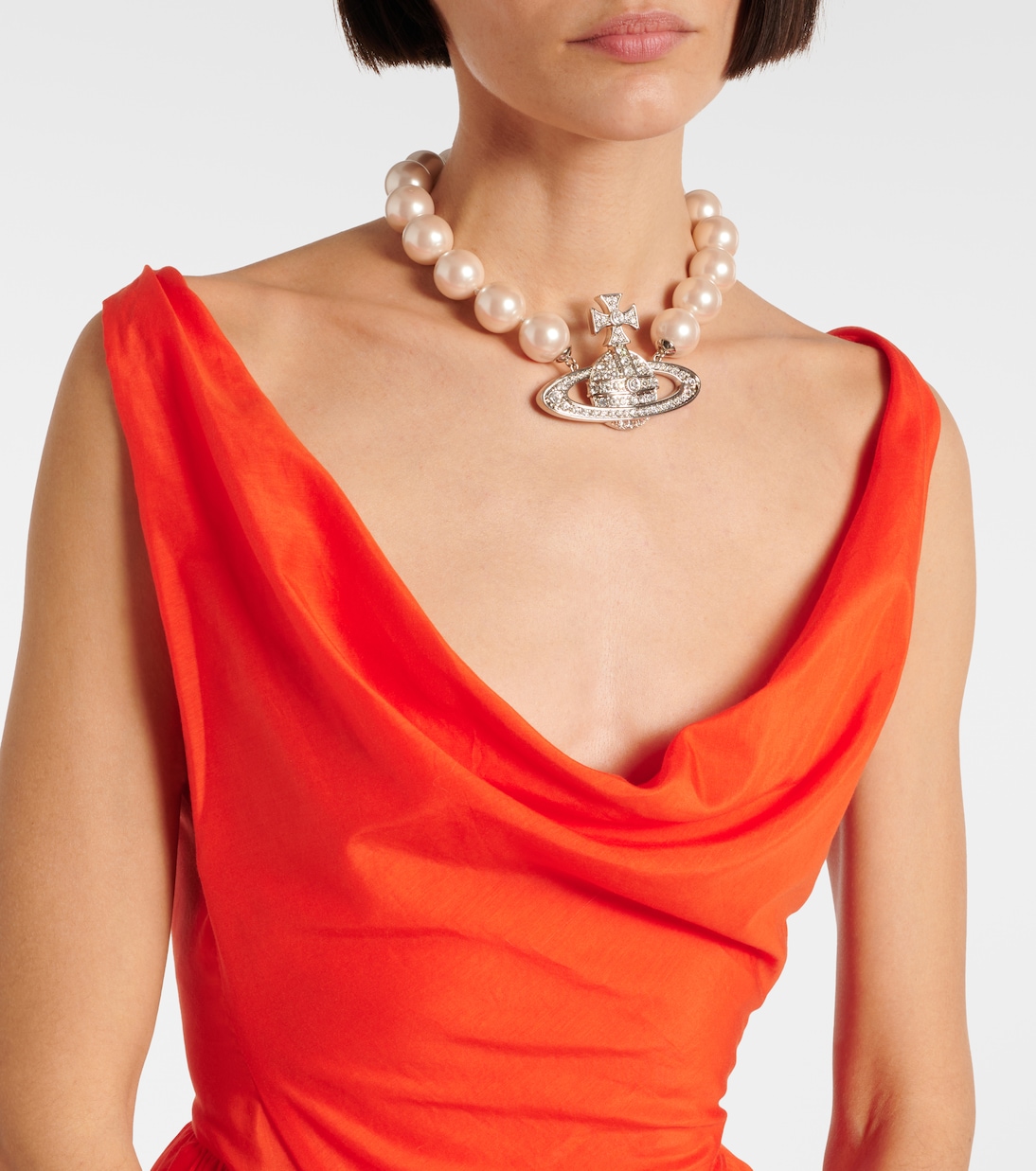 Vestido midi Sunday de algodón y seda | Vivienne Westwood
