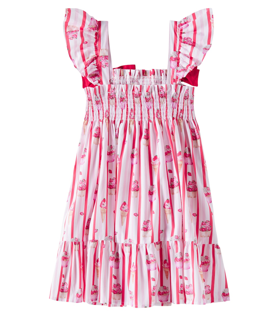 Bedrucktes Kleid Evia aus Baumwollpopeline | Patachou