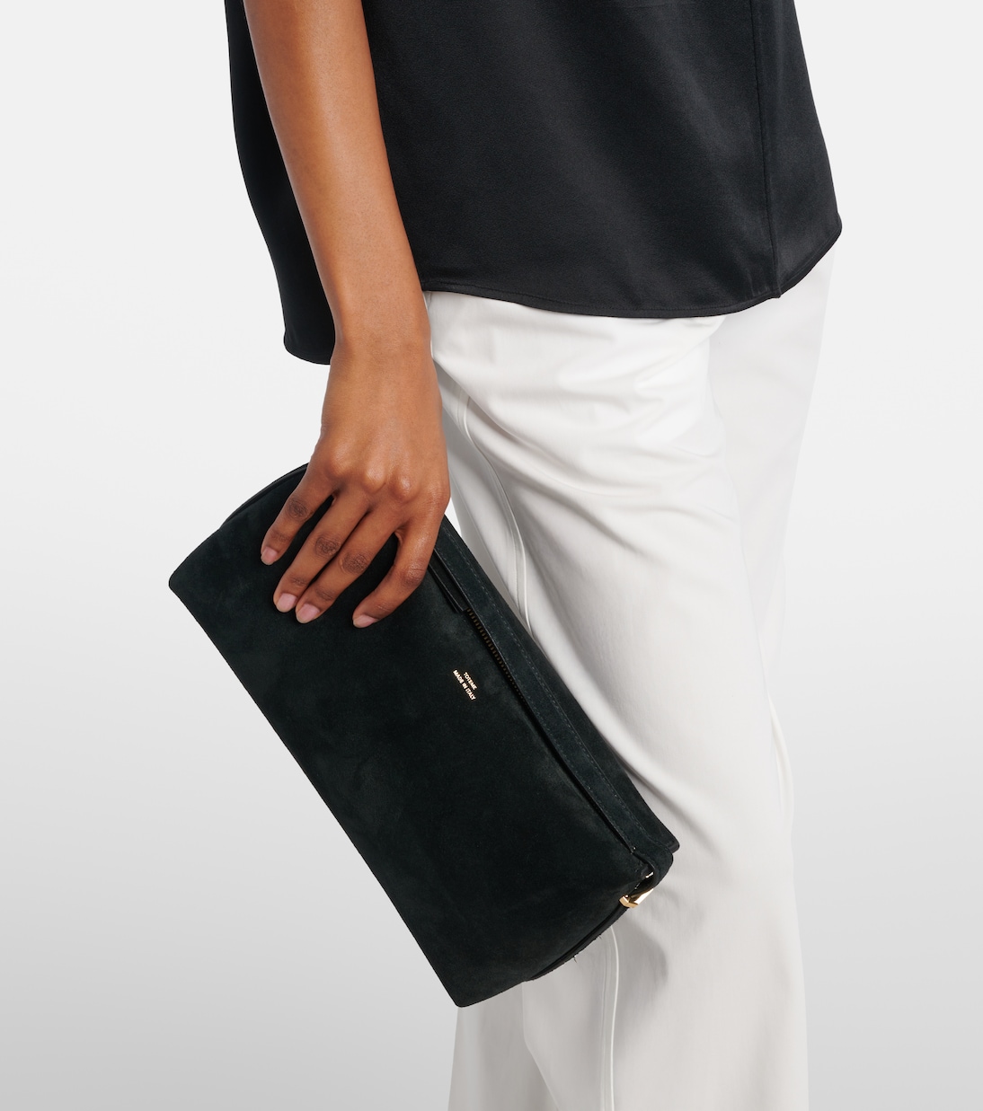 Clutch in suede | Toteme