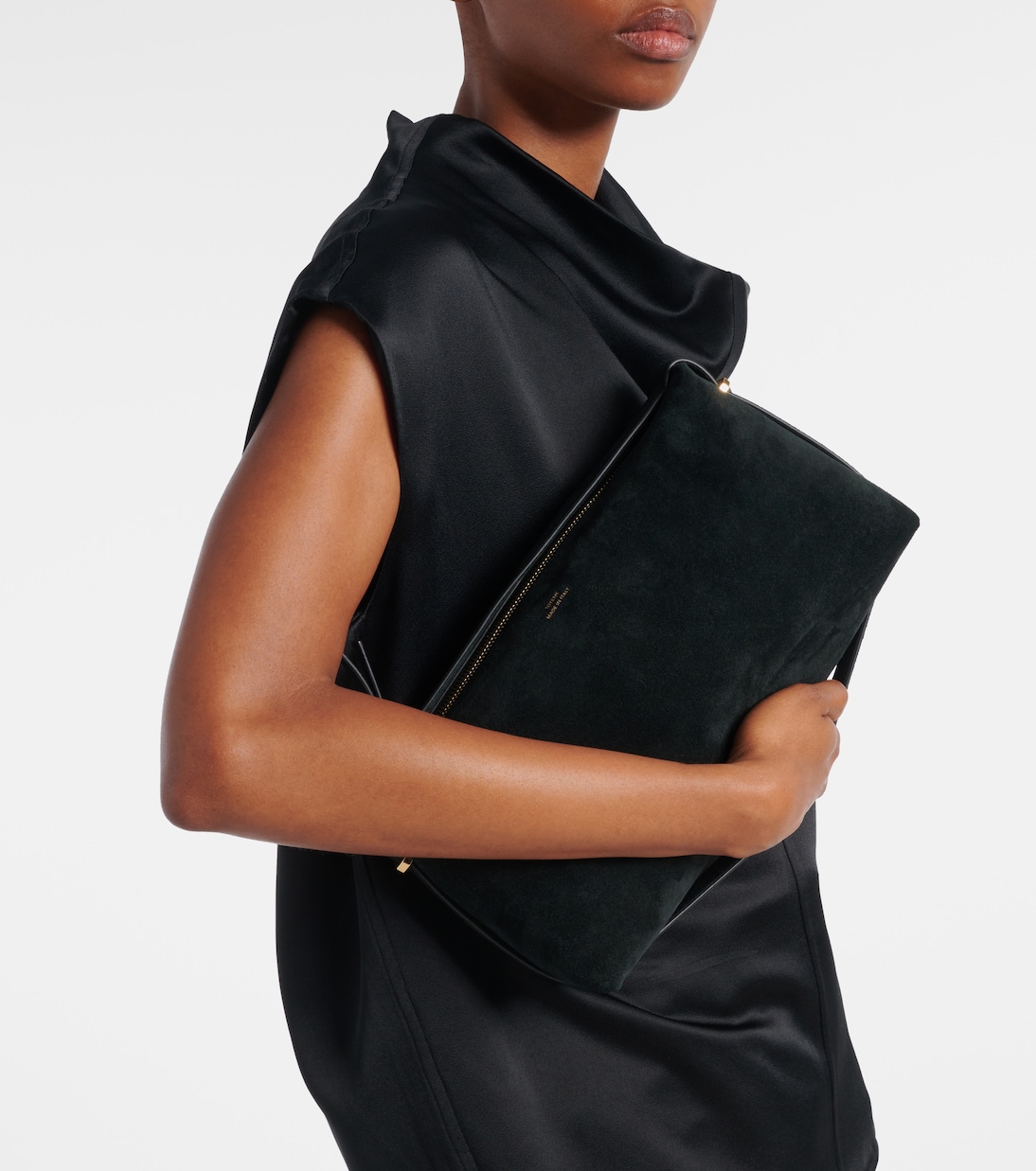 Clutch in suede | Toteme